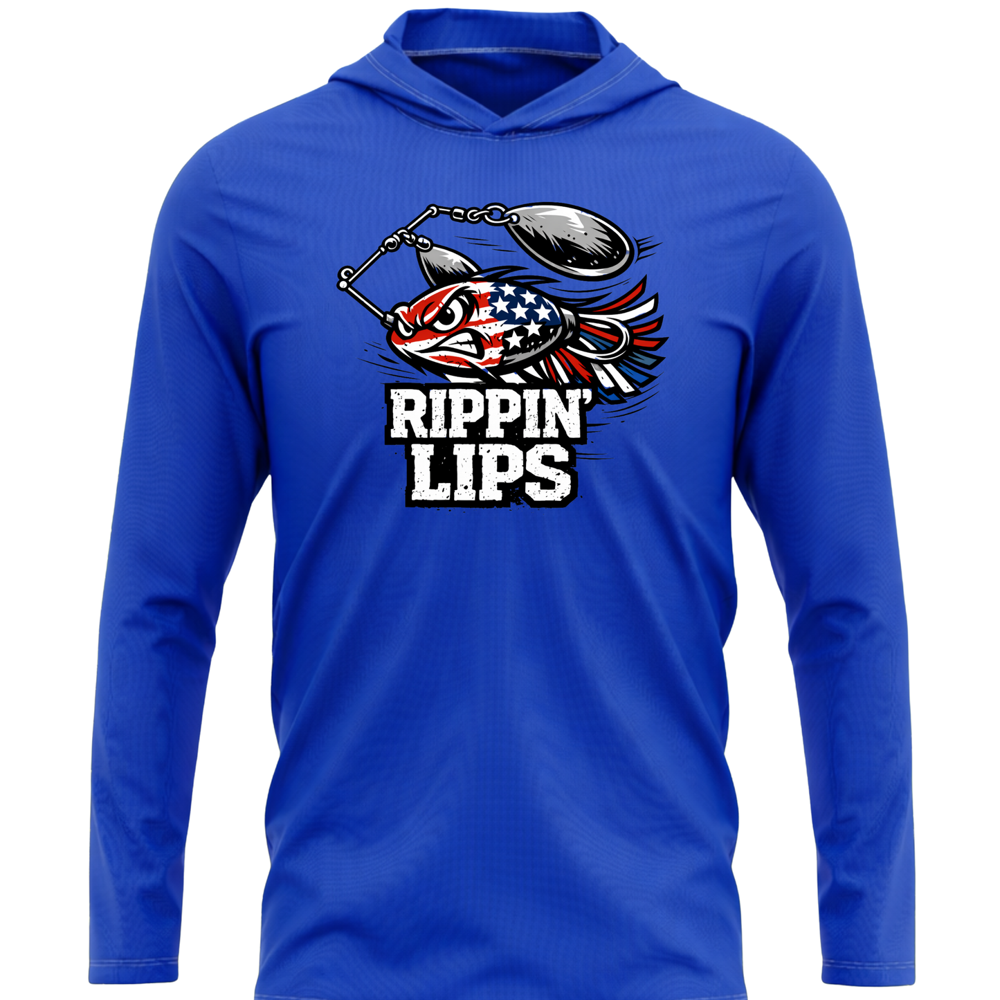 Rippin' Lips Spinnerbait SPF50 Performance Fishing Hoodie