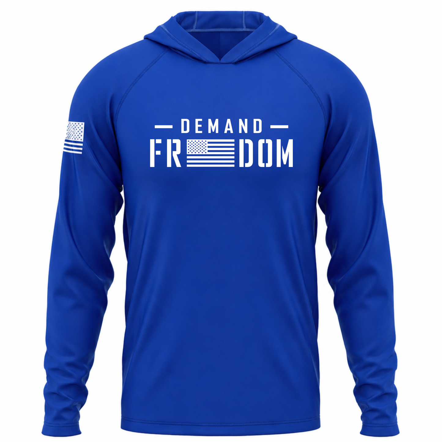 Demand Freedom Patriotic Performance Hoodie