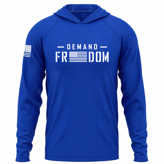 Demand Freedom Patriotic Performance Hoodie