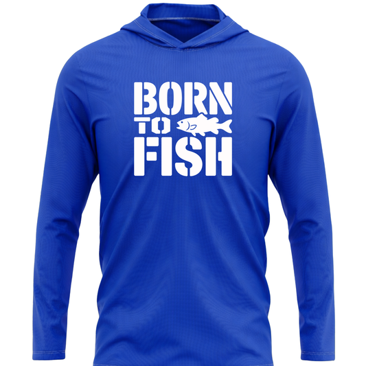 Born To Fish SPF50 Performance Fishing Hoodie