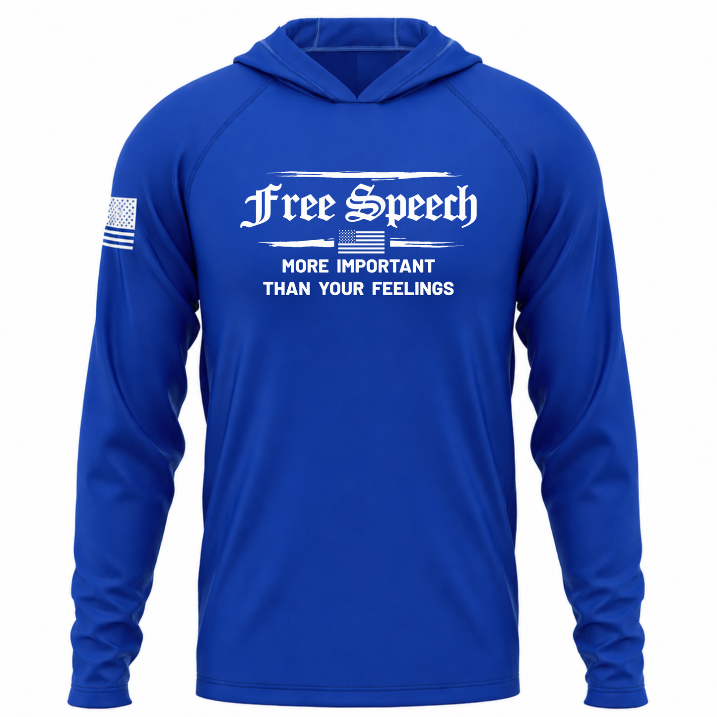 Free Speech Patriotic Performance Hoodie