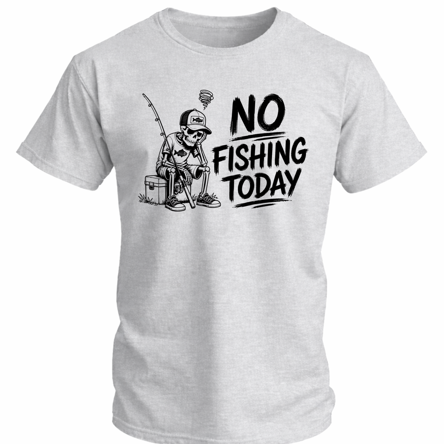 No Today Fishing Softstyle T-Shirt