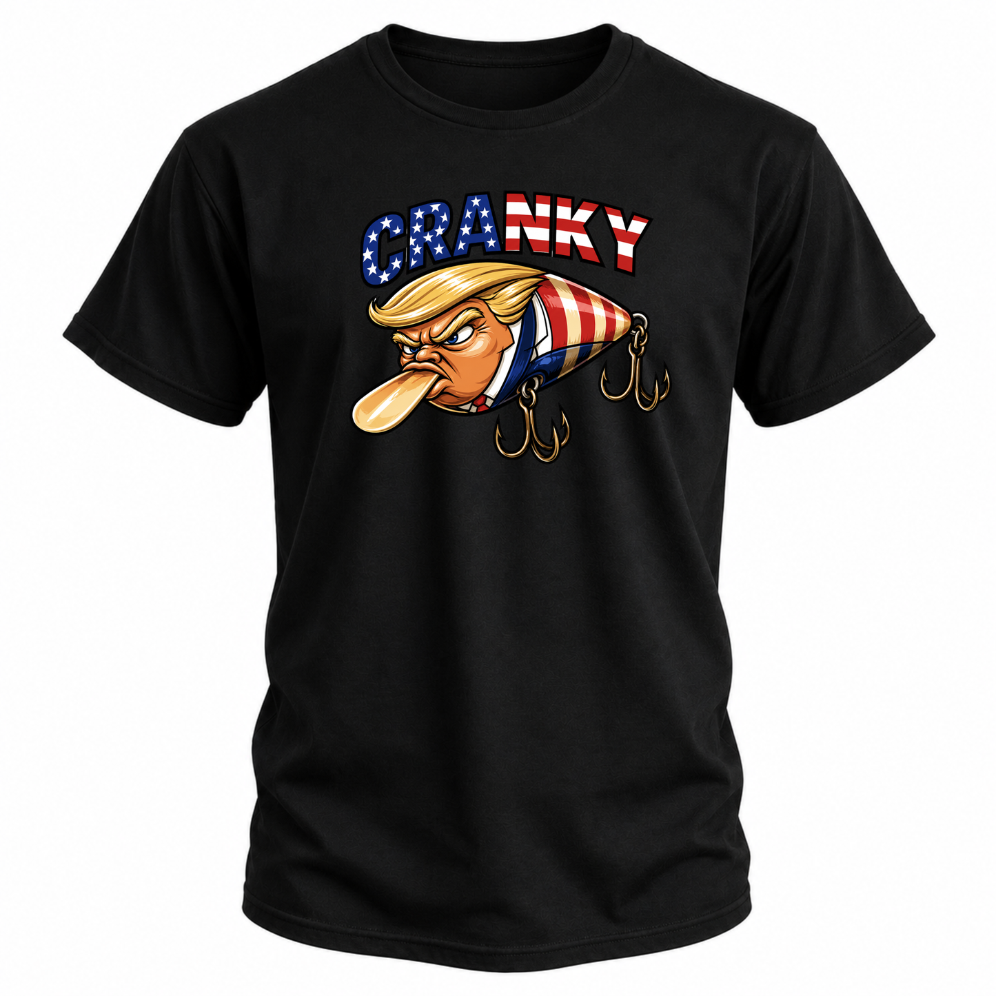 Cranky Trump Fishing Softstyle T-Shirt
