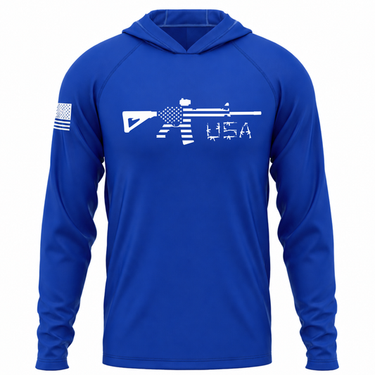 AR USA Patriotic Performance Hoodie