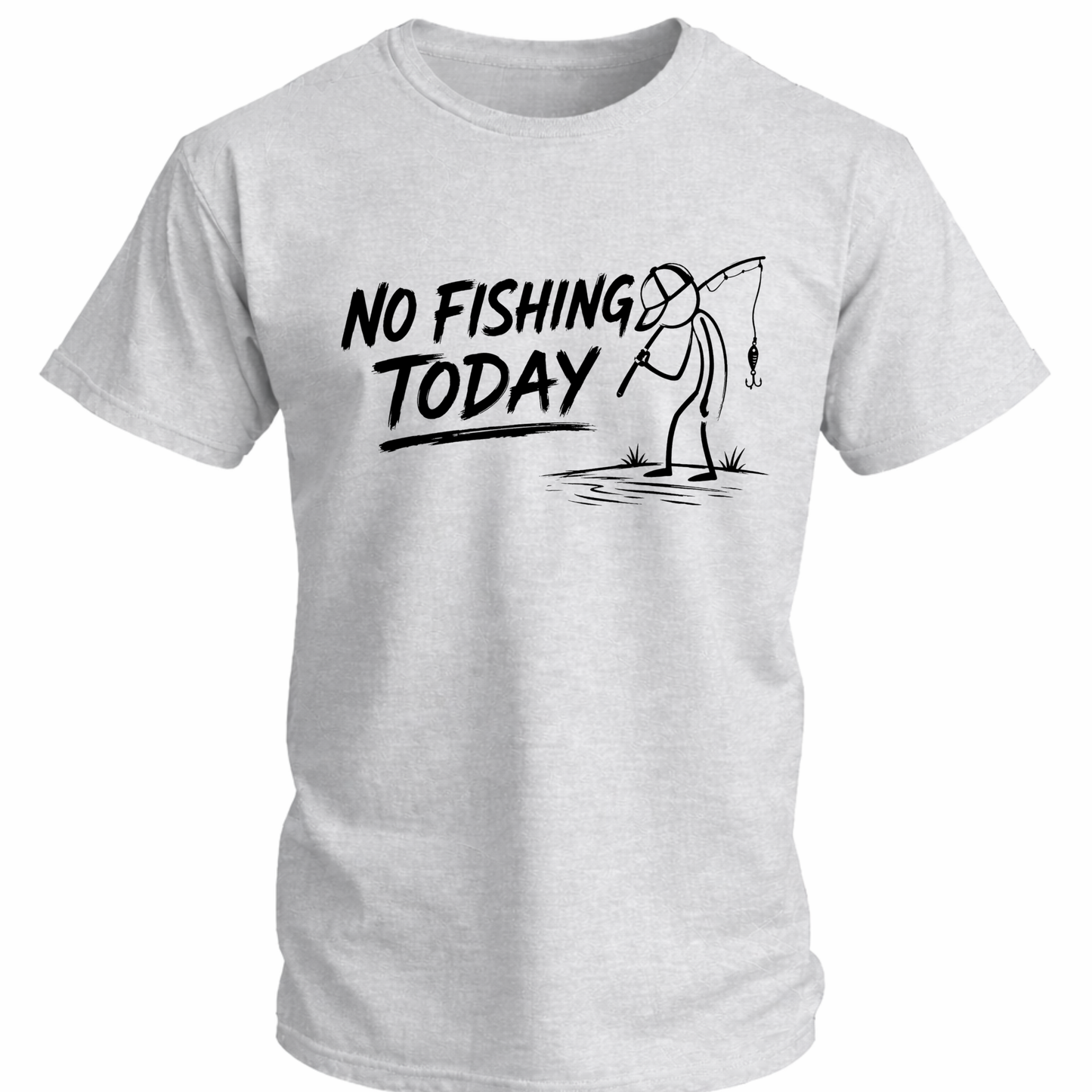 No Fishing Today Fishing Softstyle T-Shirt