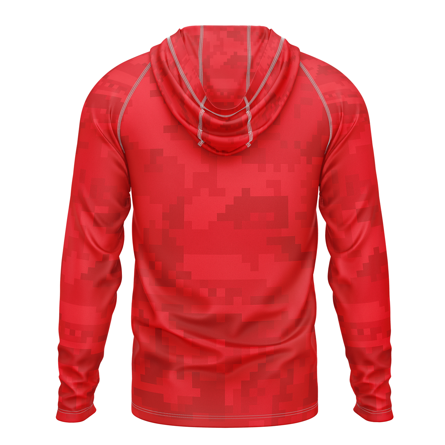 Cranky Crankbait SPF50 Performance Fishing Hoodie- Red Camo