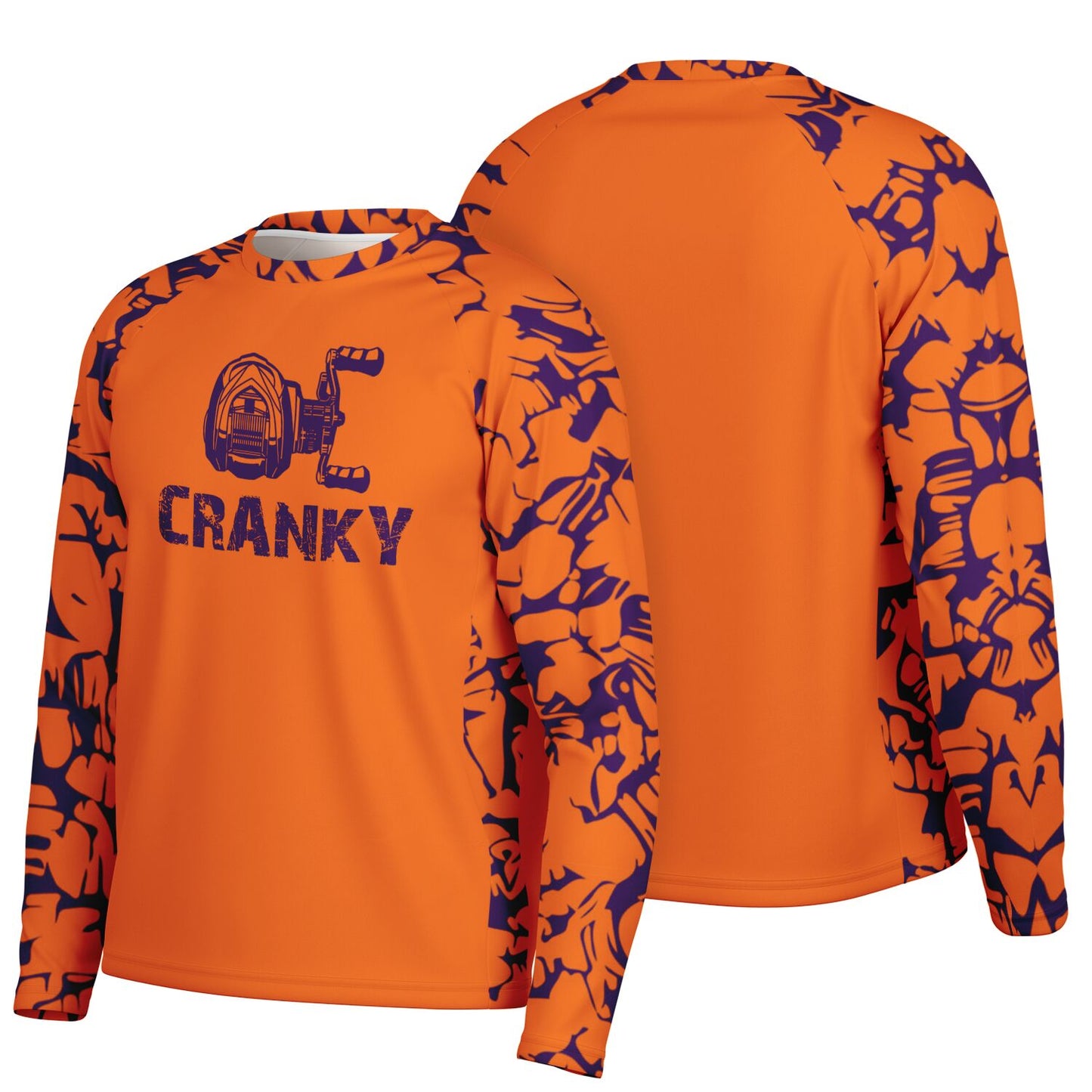 Cranky Baitcaster UPF40 Performance Fishing Long Sleeve T Shirt