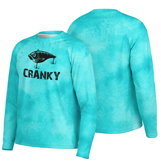 Cranky Crankbait UPF40 Performance Fishing Long Sleeve Tee
