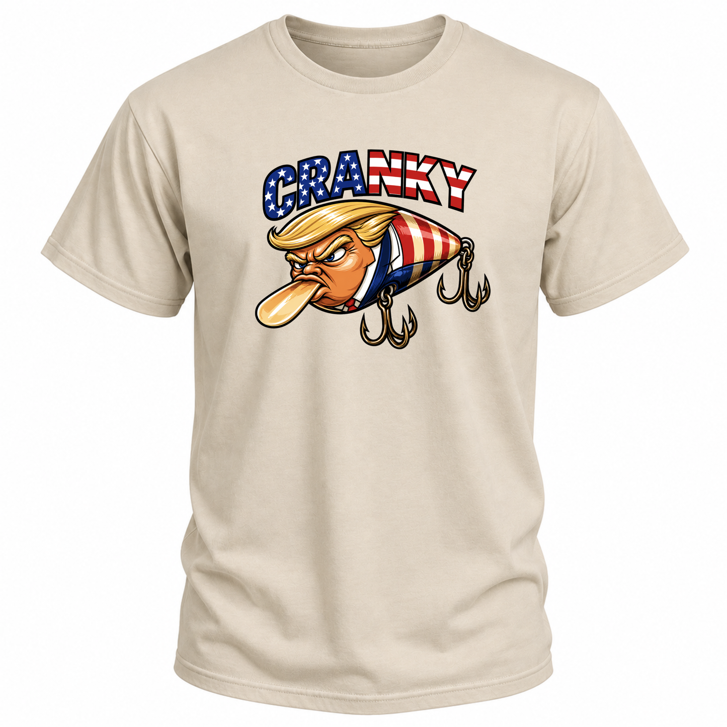 Cranky Trump Fishing Softstyle T-Shirt