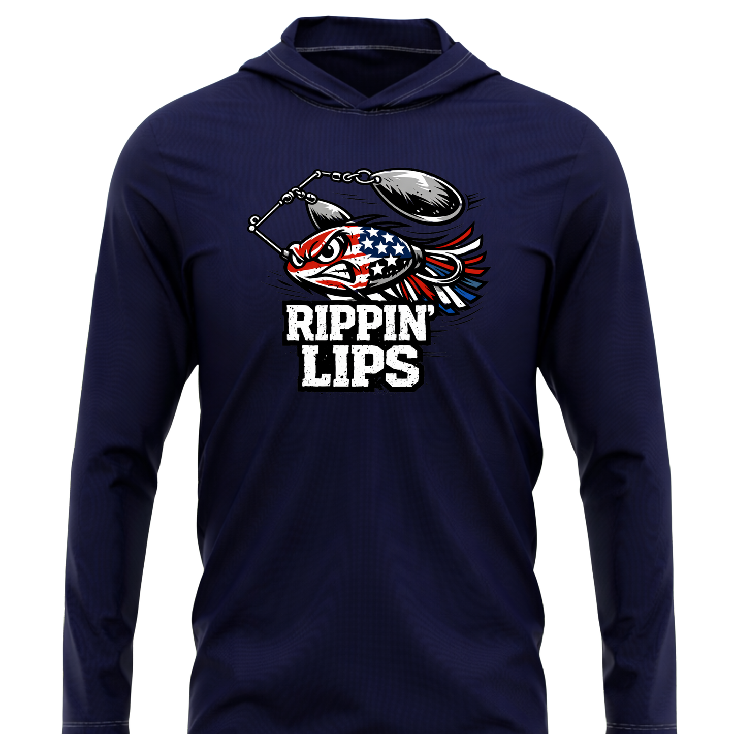 Rippin' Lips Spinnerbait SPF50 Performance Fishing Hoodie
