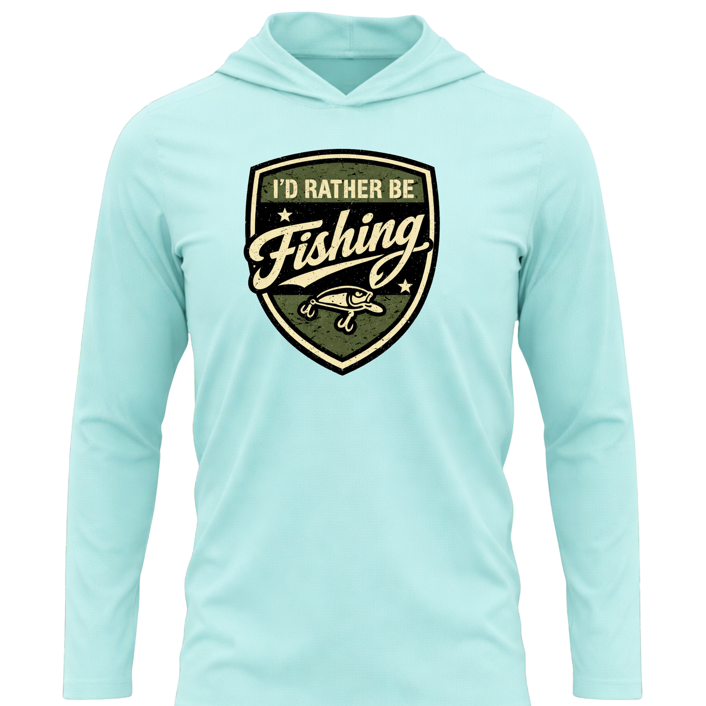 I'd Rather Be Fishing SPF50 Performance Fishing Hoodie
