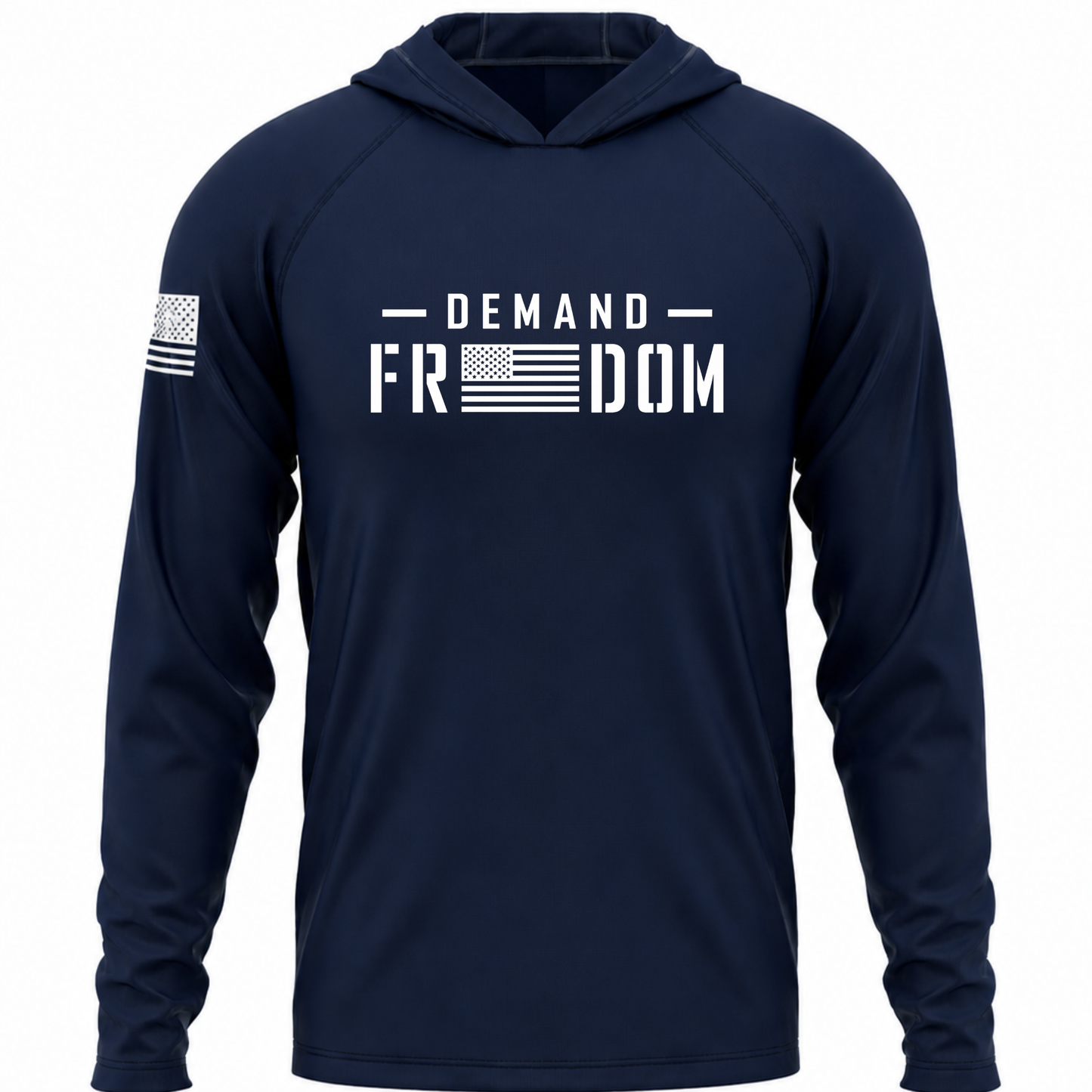 Demand Freedom Patriotic Performance Hoodie