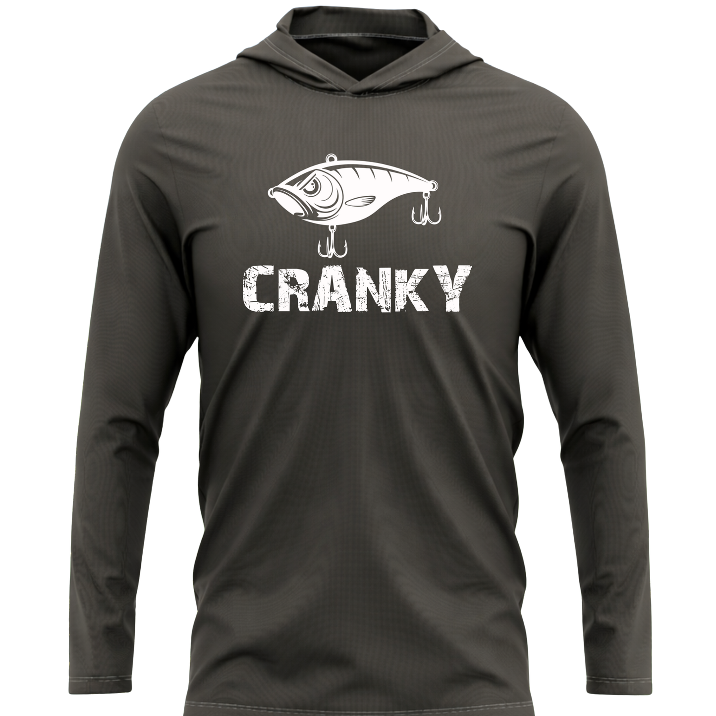 Cranky Crankbait SPF50 Lightweight Fishing Hoodie
