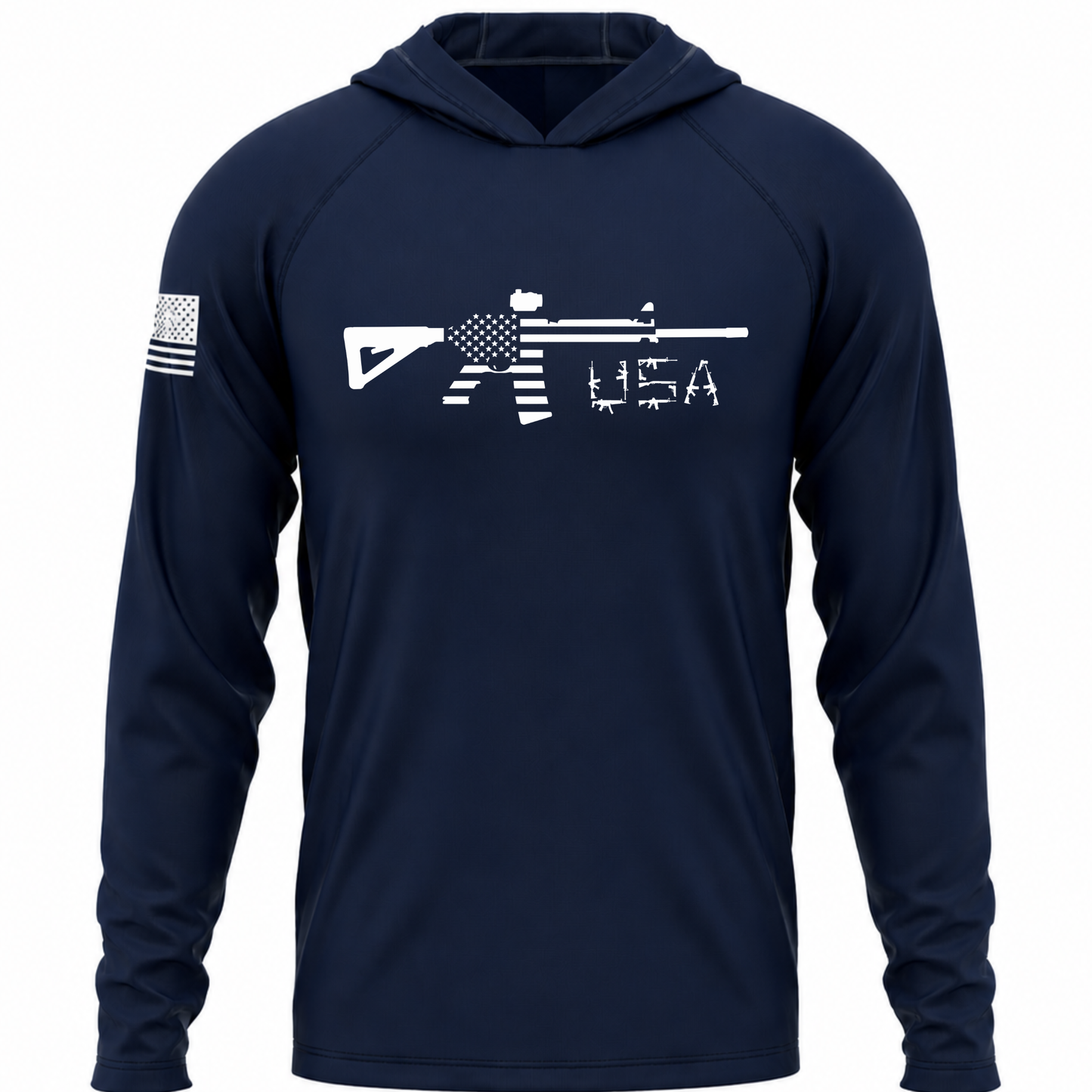 AR USA Patriotic Performance Hoodie