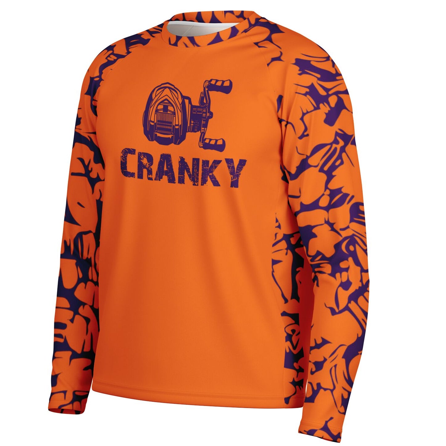 Cranky Baitcaster UPF40 Performance Fishing Long Sleeve T Shirt