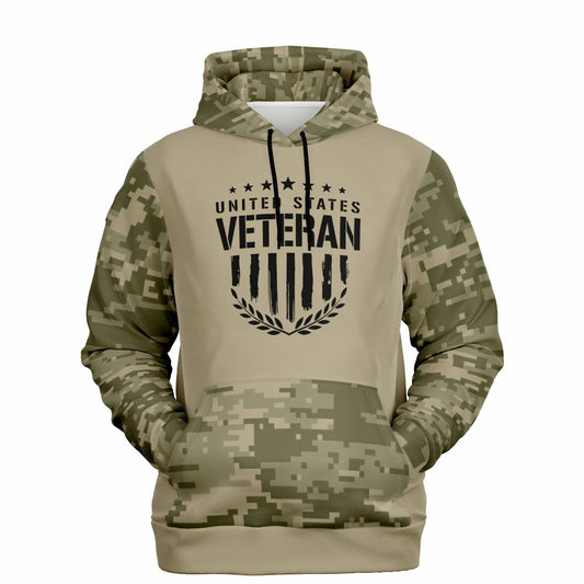 USA Vet Army Camo Hoodie
