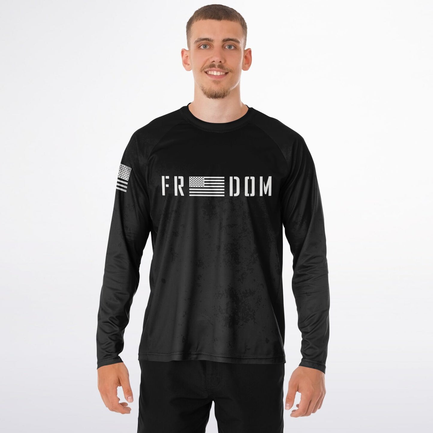 Freedom UPF40 Long Sleeve Patriotic Tee