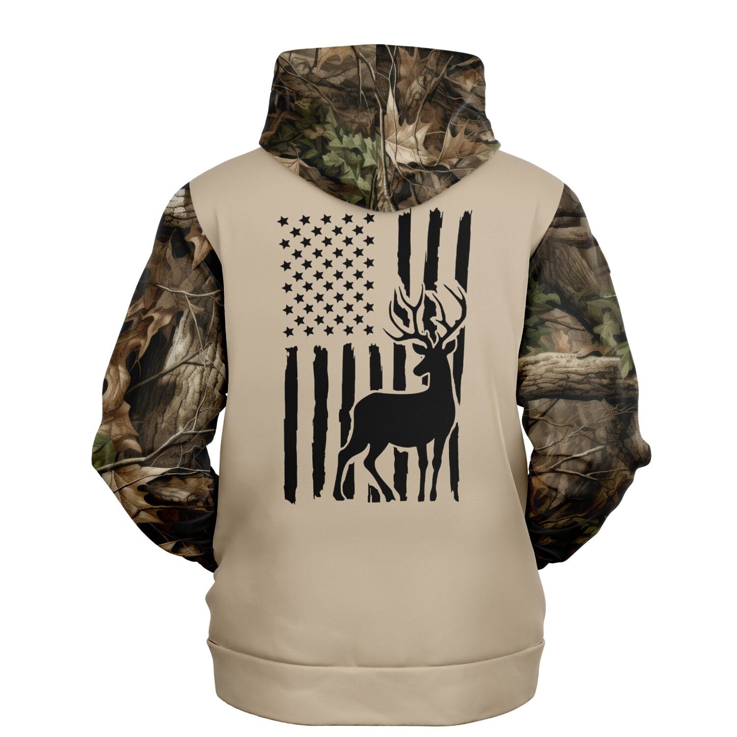 Rut Life Deer Hunting Hoodie (Tan)