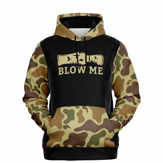 Blow Me Retro Camo Duck Hunting Hoodie  copy