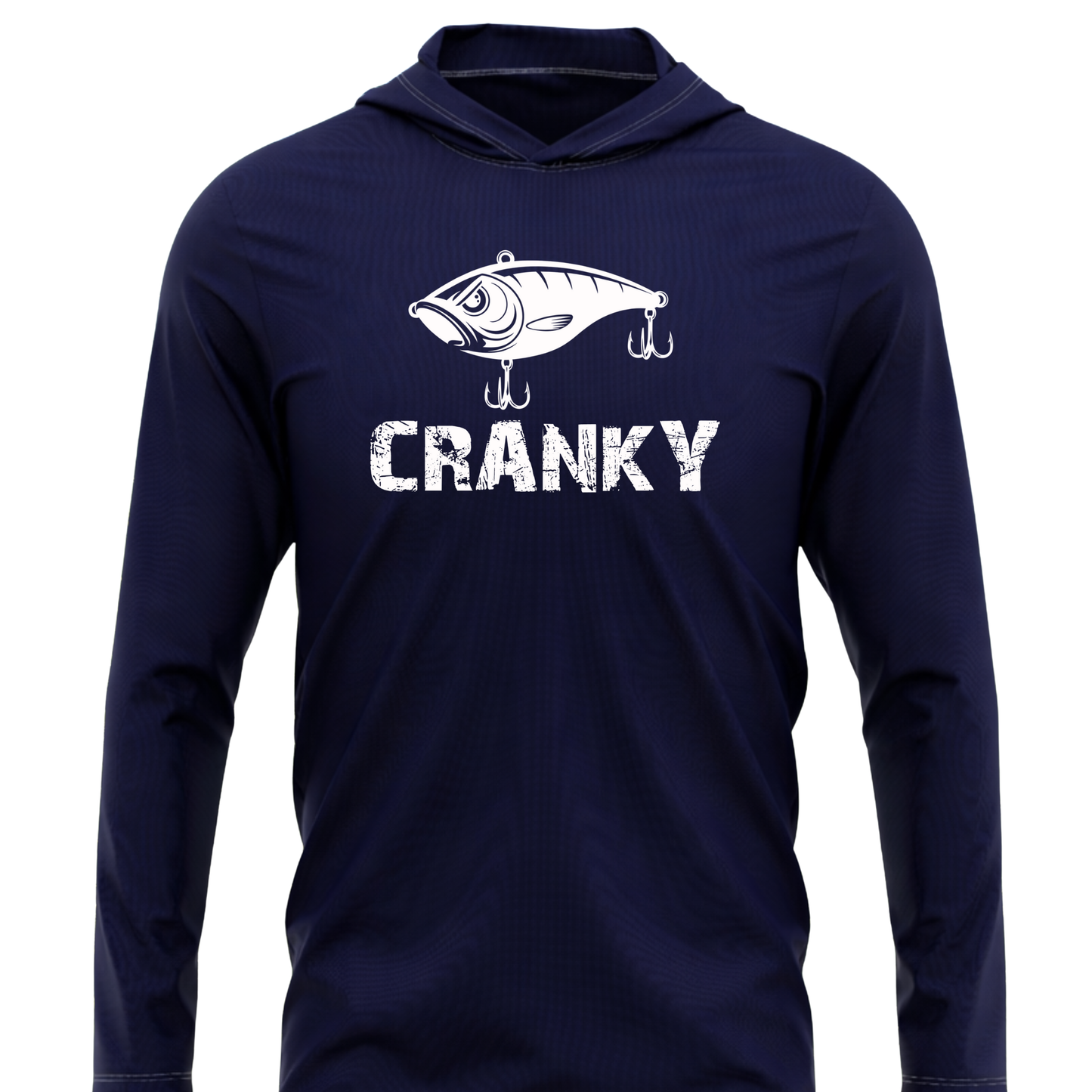 Cranky Crankbait SPF50 Lightweight Fishing Hoodie