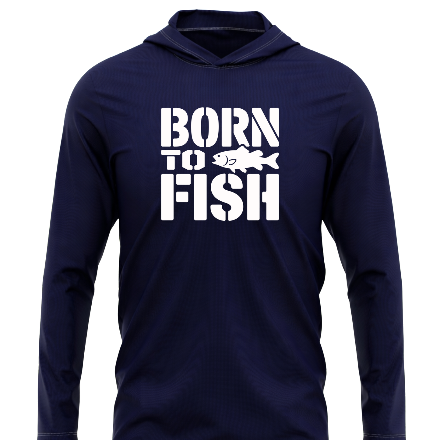 Born To Fish SPF50 Performance Fishing Hoodie
