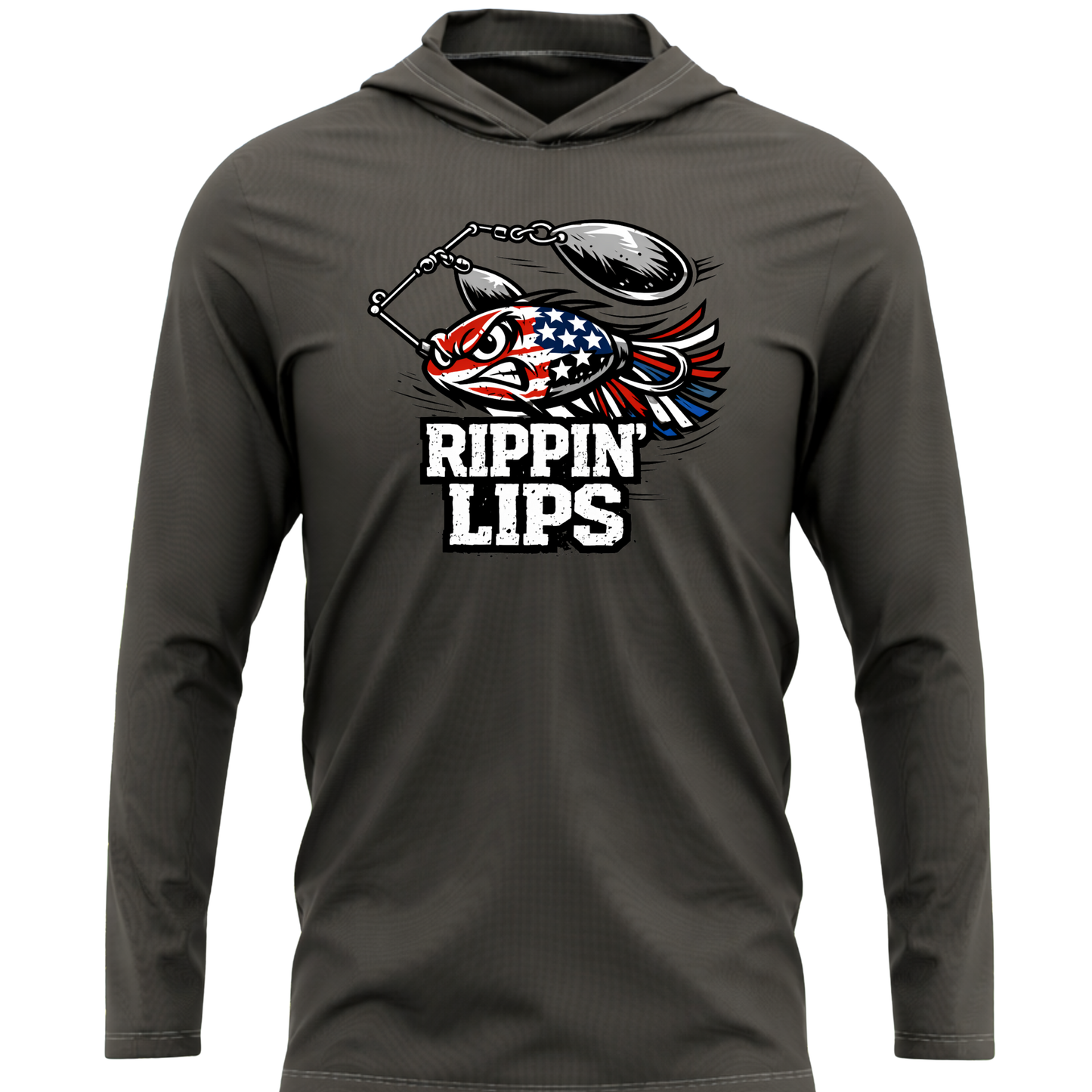 Rippin' Lips Spinnerbait SPF50 Performance Fishing Hoodie