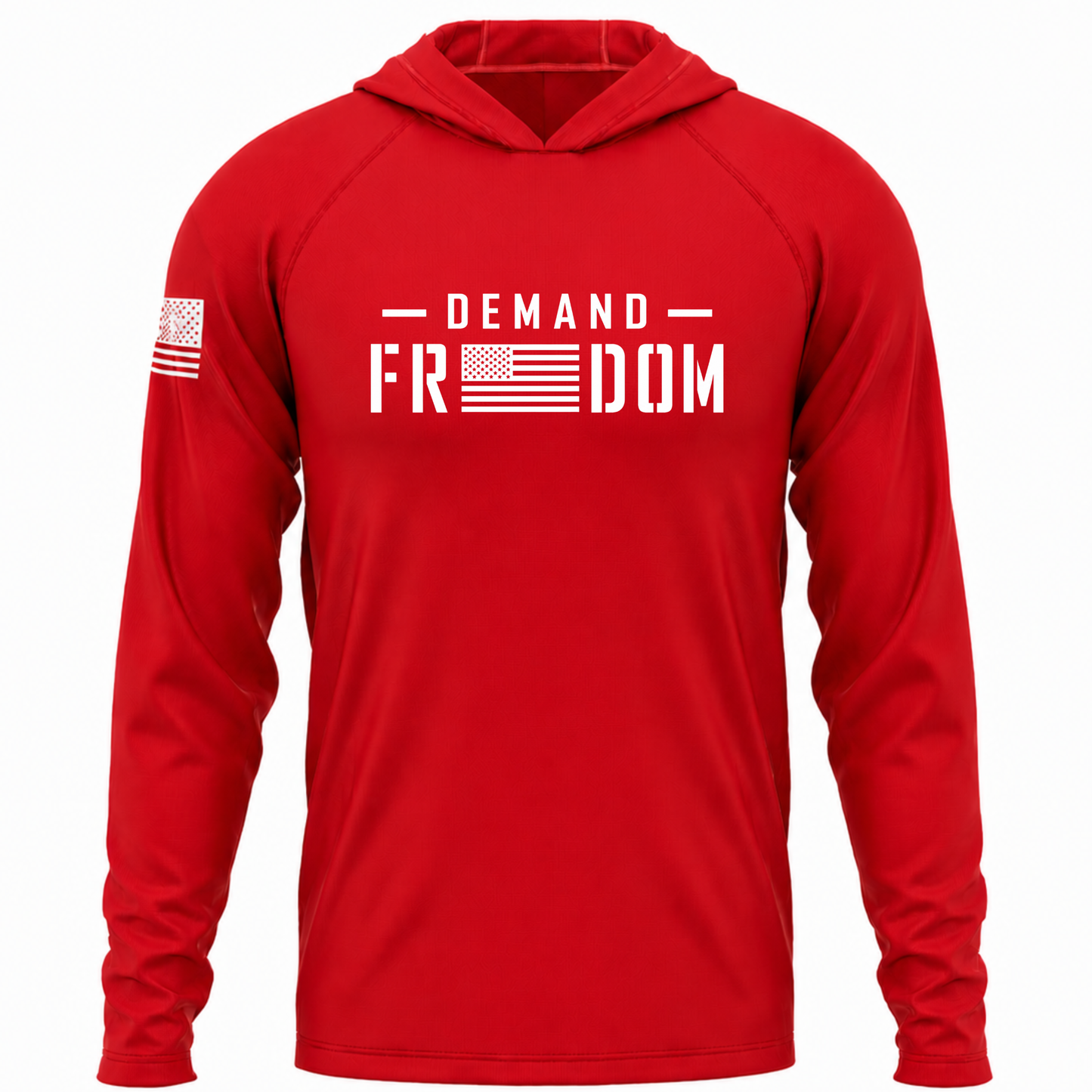 Demand Freedom Patriotic Performance Hoodie