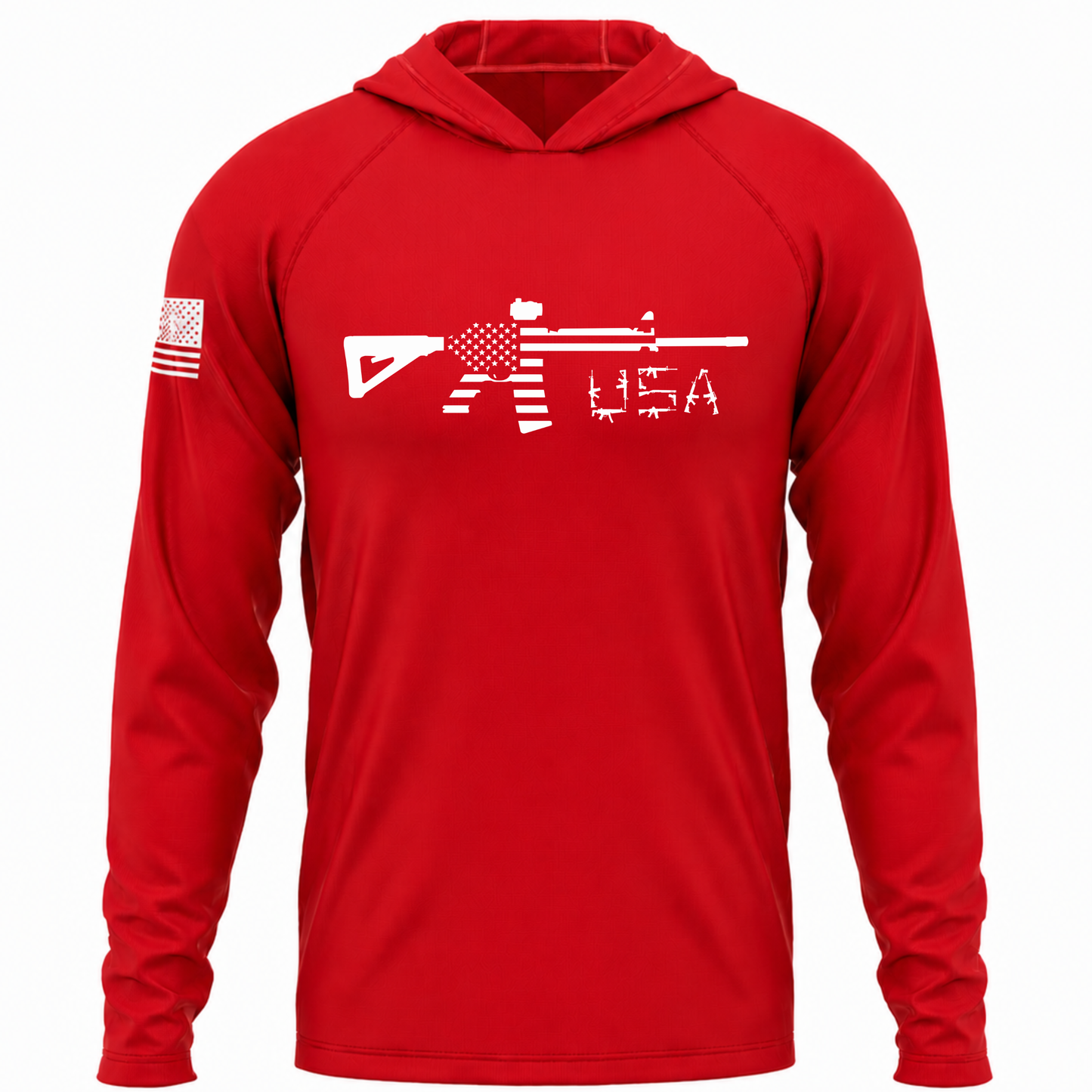 AR USA Patriotic Performance Hoodie