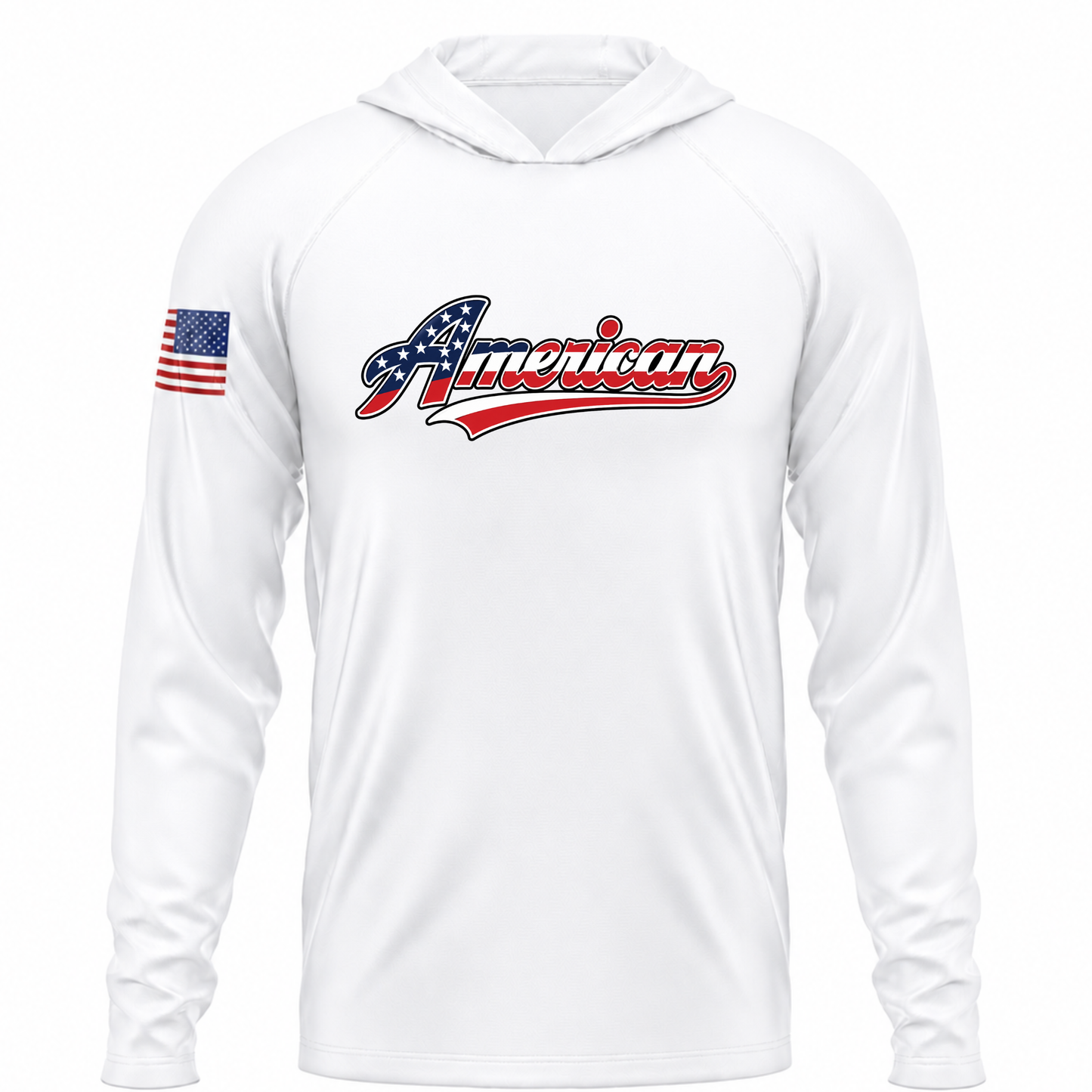 American USA Patriotic Performance Hoodie