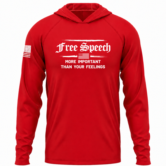 Free Speech Patriotic Performance Hoodie