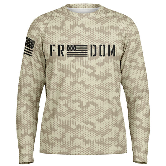 Freedom UPF40 Long Sleeve Patriotic Tee