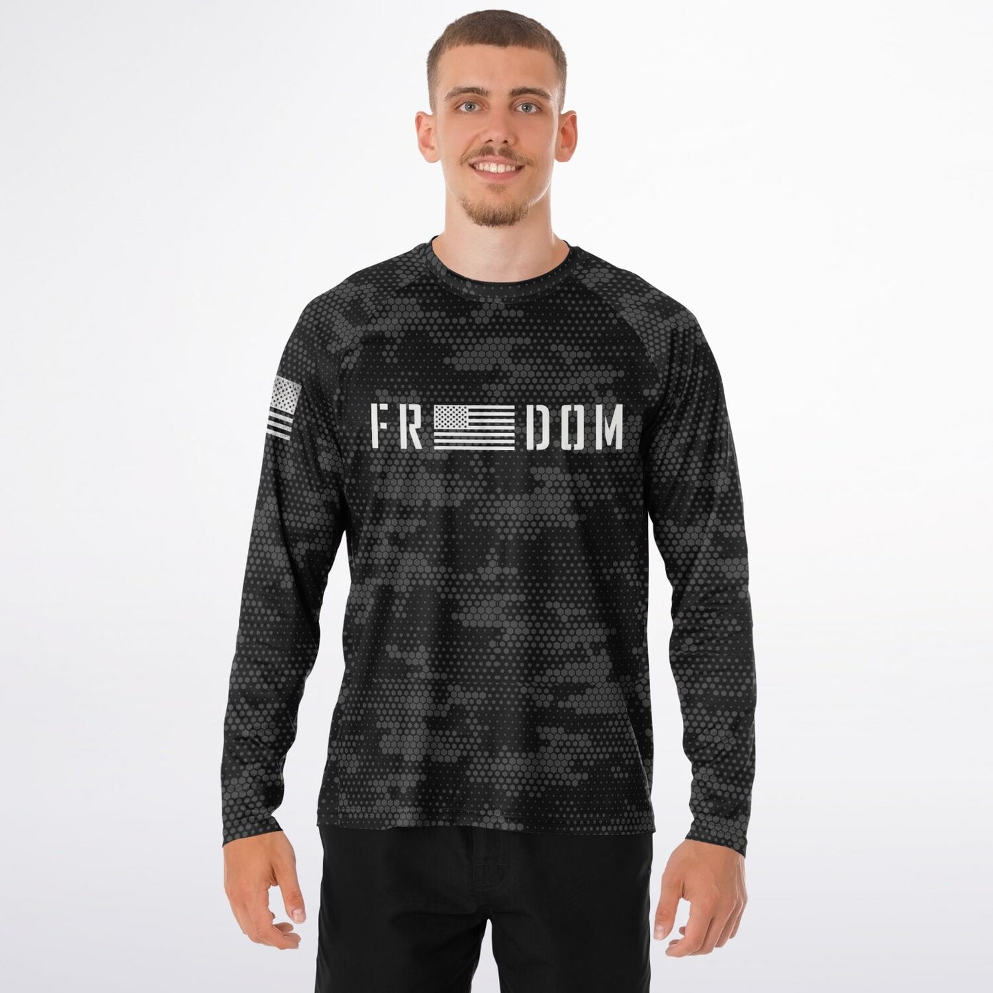 Freedom UPF40 Long Sleeve Patriotic Tee