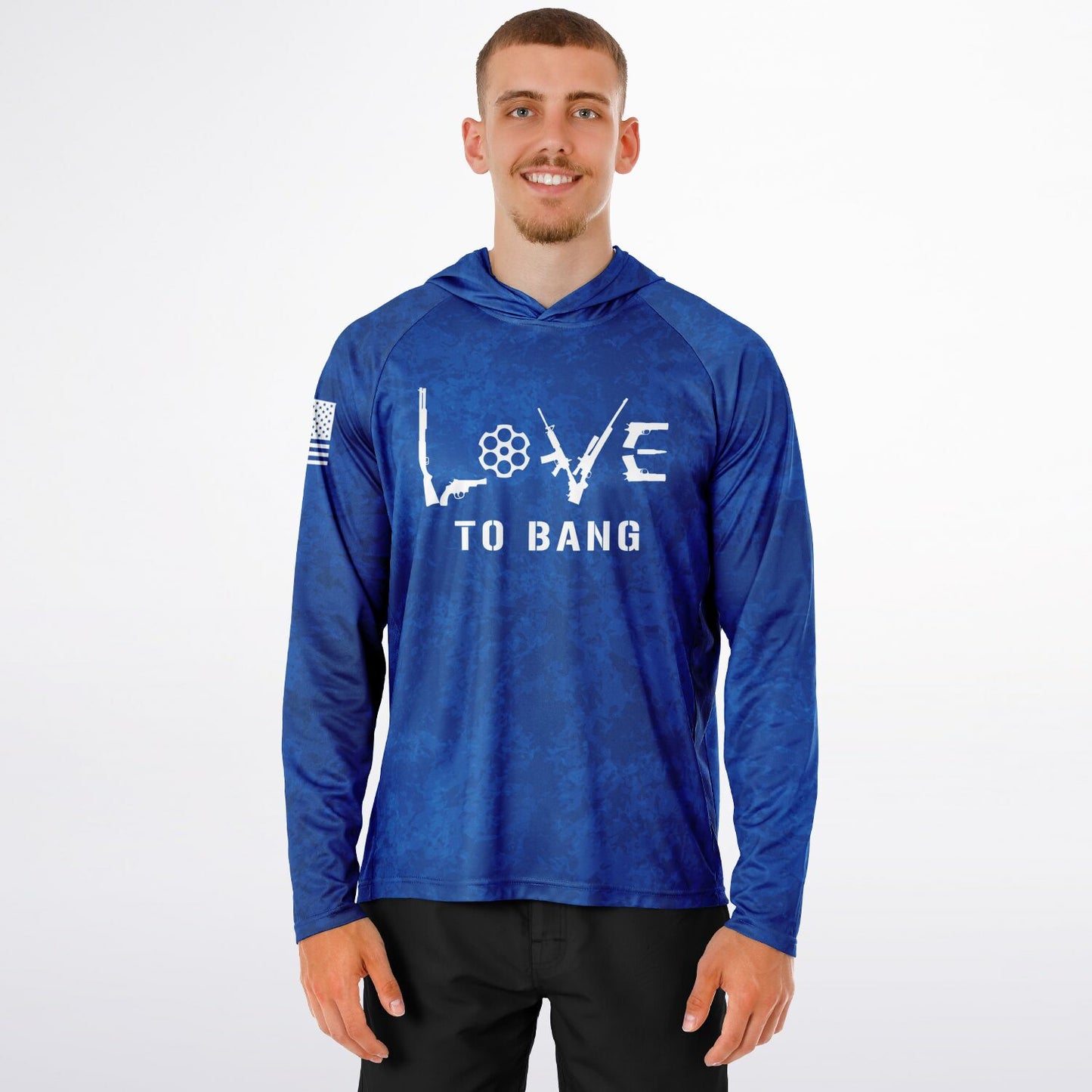 Love To Bang SPF50 Patriotic Performance Hoodie