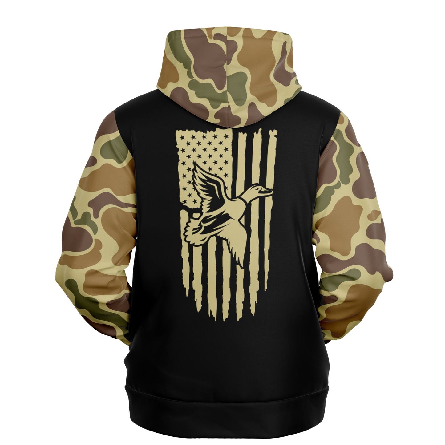 Only Ducks Retro Camo Duck Hunting Hoodie