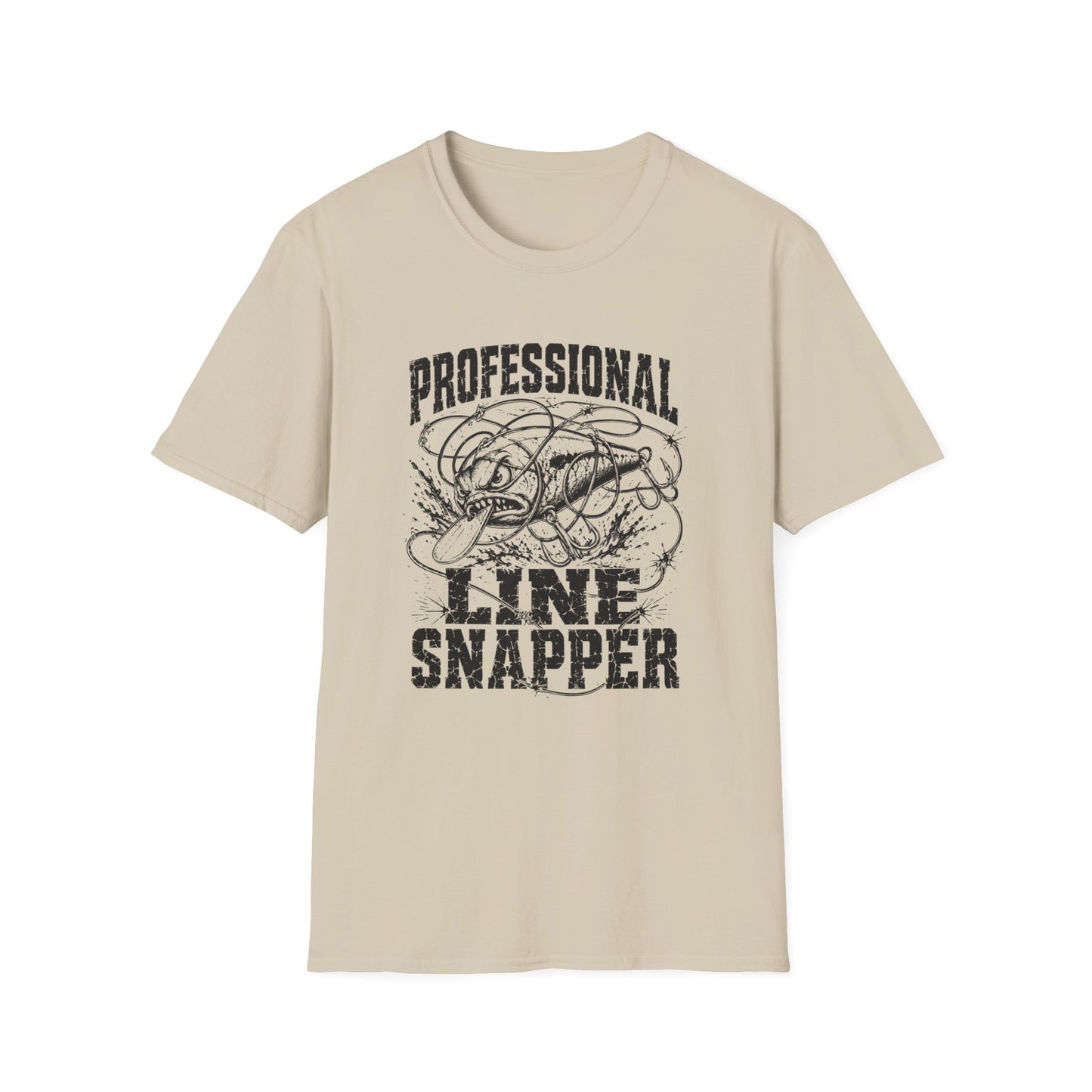 Professional Line Snapper Fishing Softstyle T-Shirt