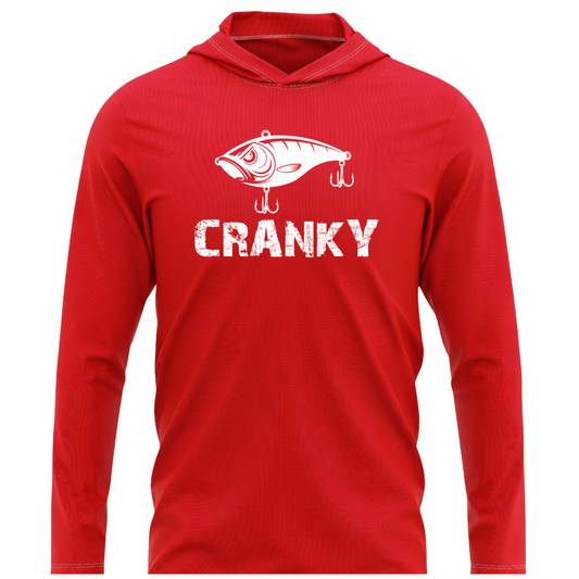 Cranky Crankbait SPF50 Lightweight Fishing Hoodie