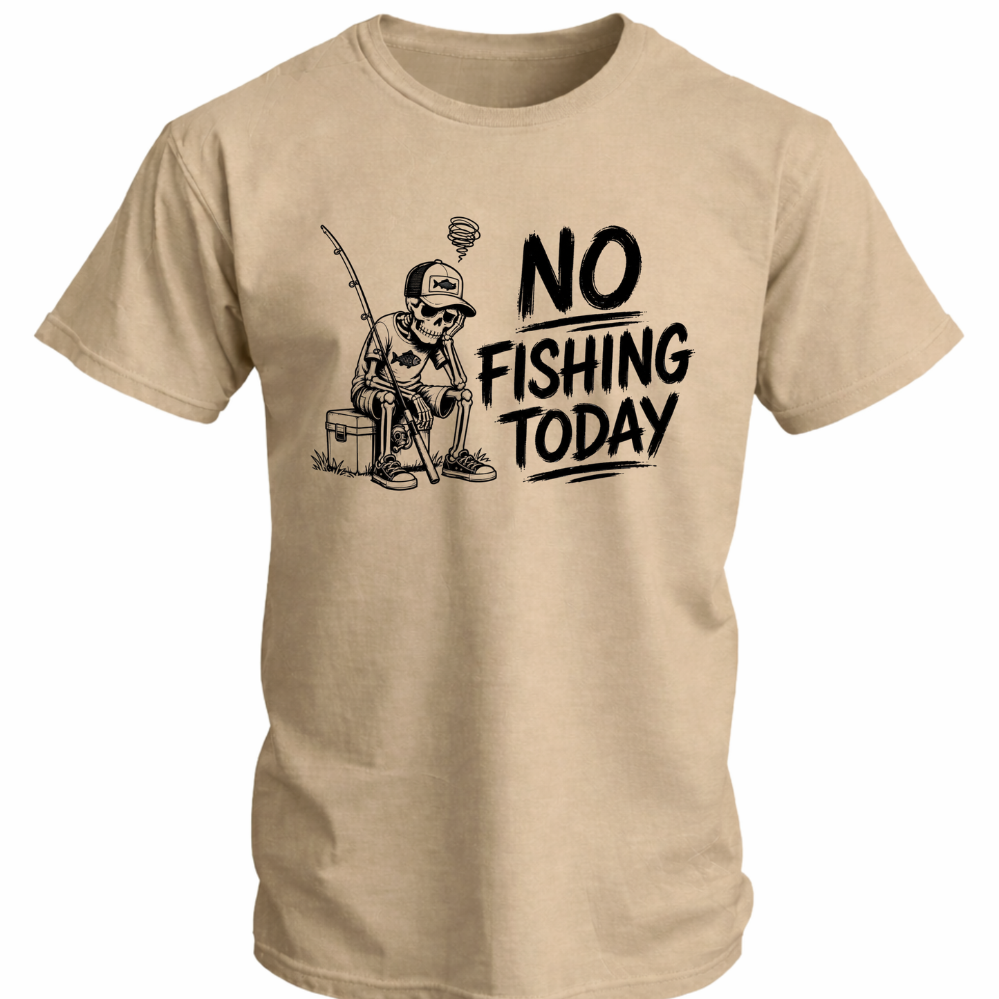 No Today Fishing Softstyle T-Shirt