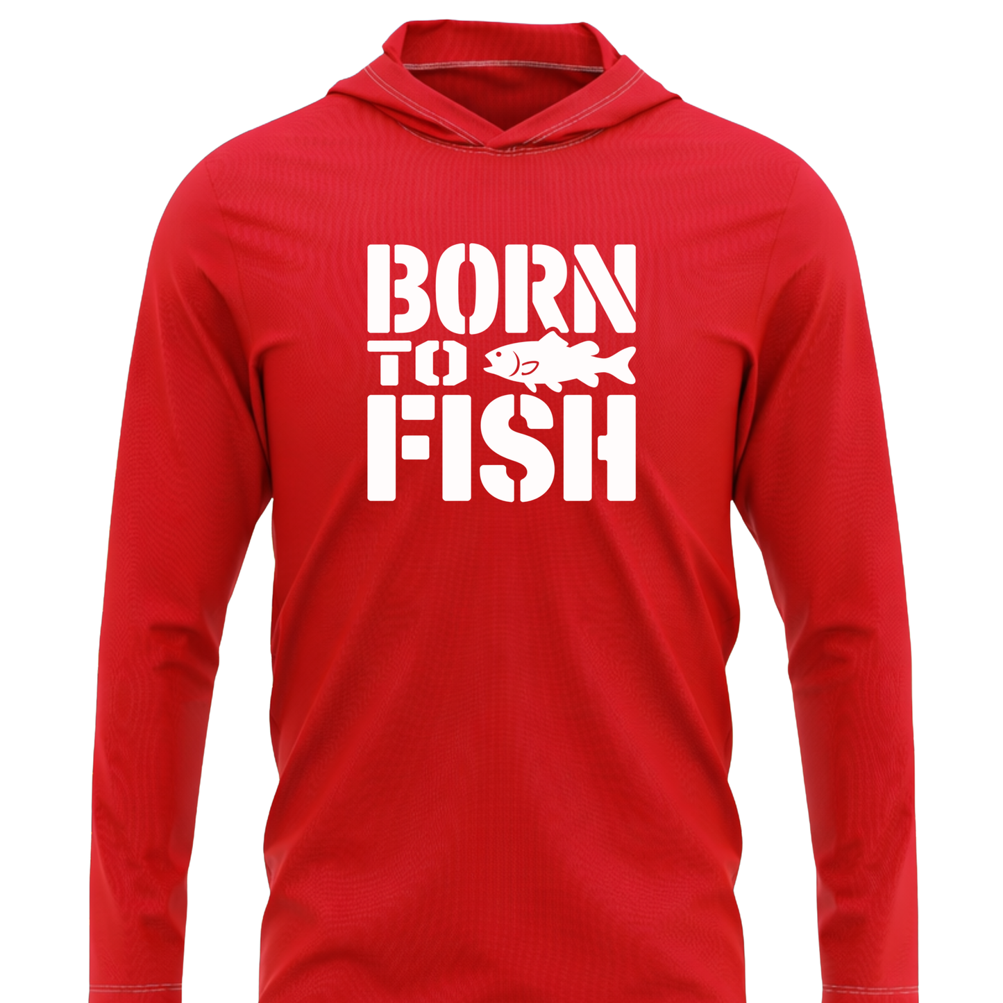 Born To Fish SPF50 Performance Fishing Hoodie