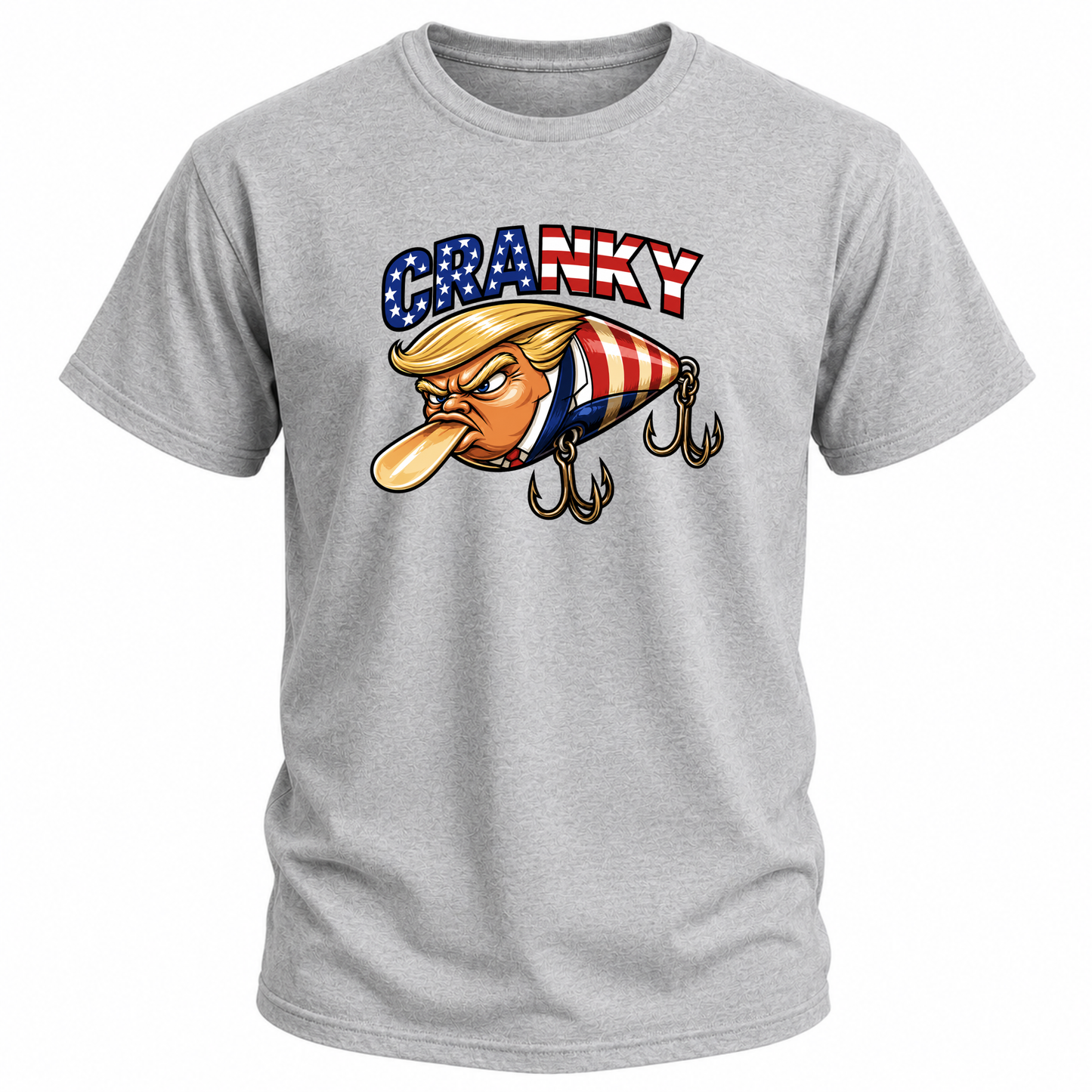 Cranky Trump Fishing Softstyle T-Shirt