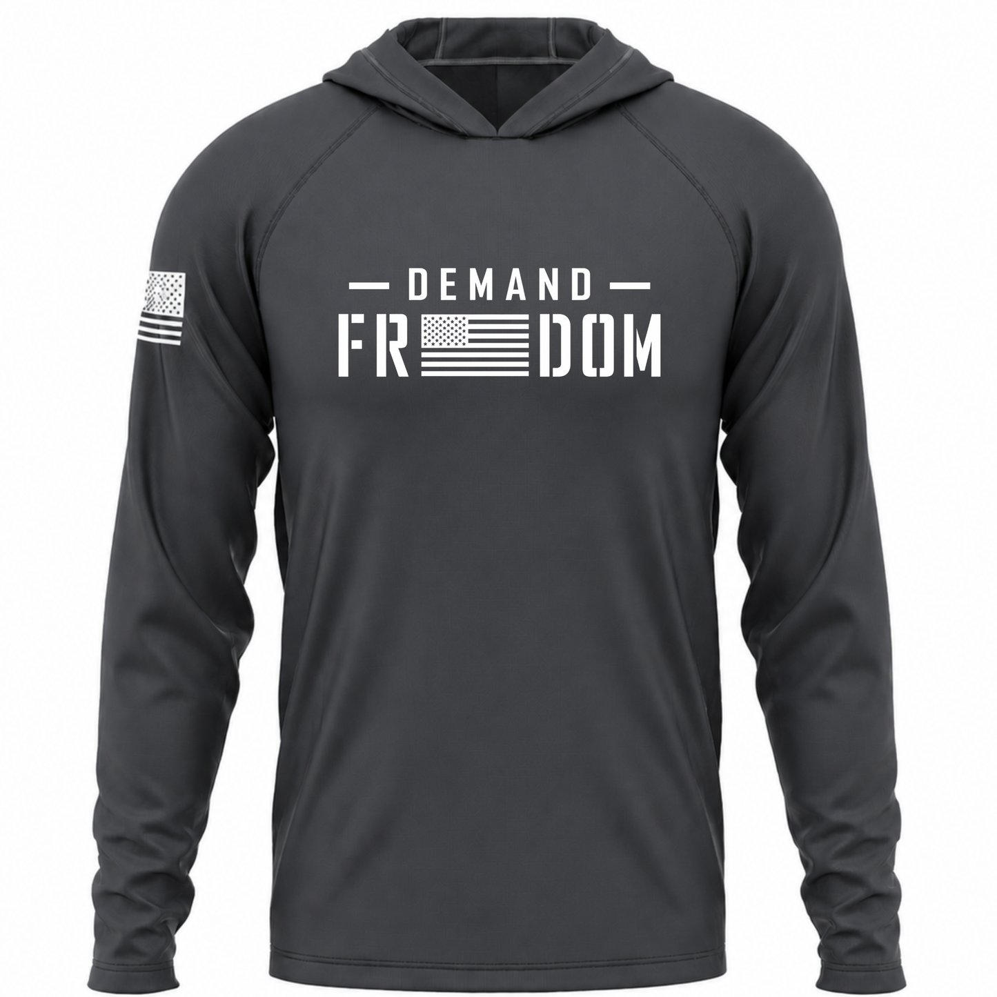 Demand Freedom Patriotic Performance Hoodie