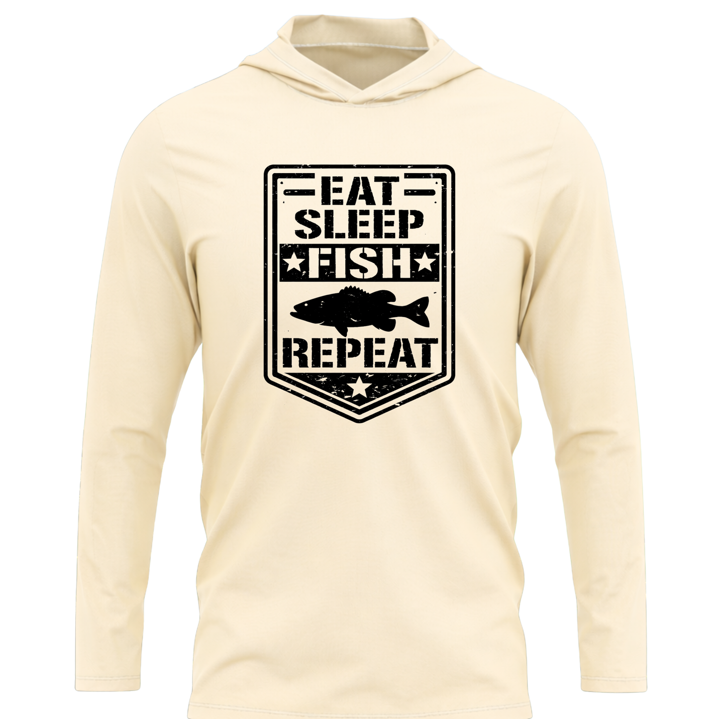 Eat Sleep Fish Repeat SPF50 Performance Fishing Hoodie