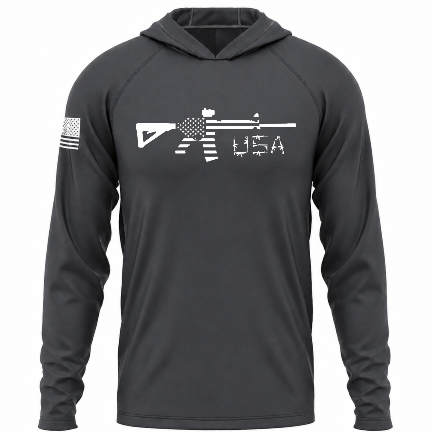 AR USA Patriotic Performance Hoodie
