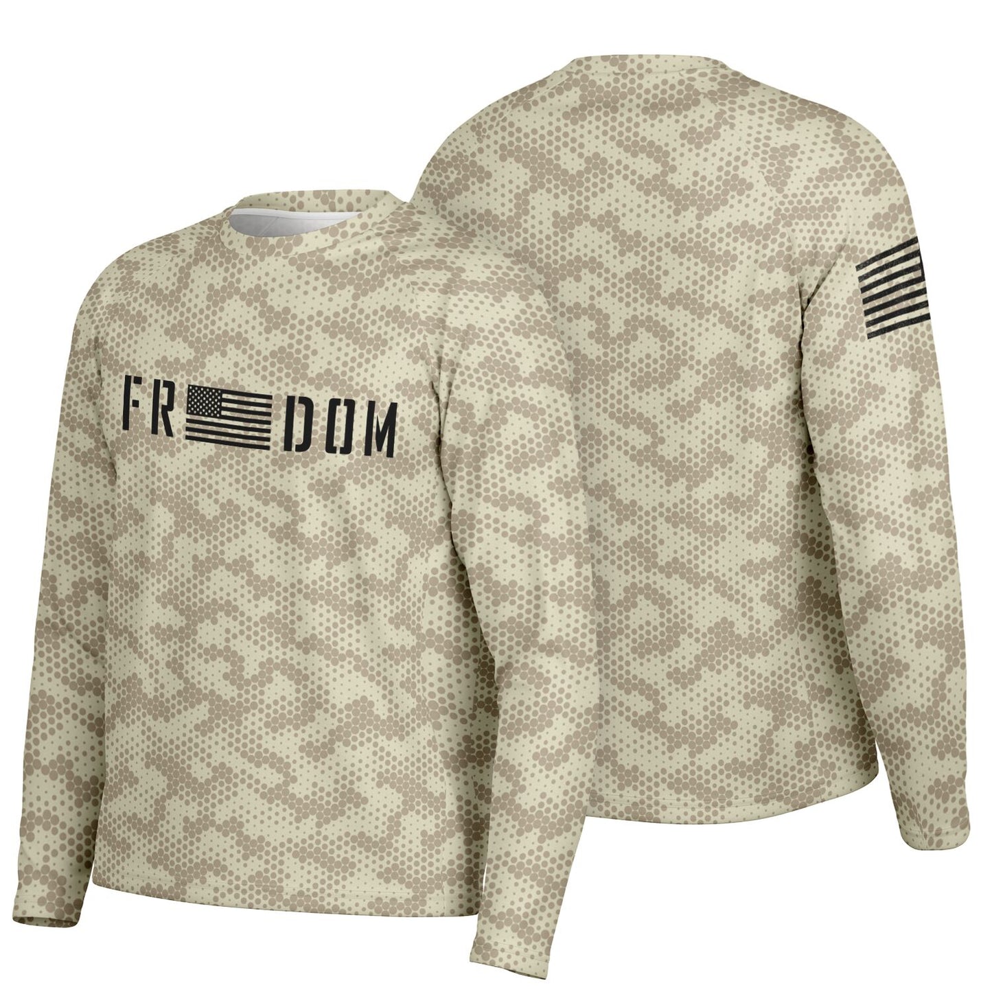 Freedom UPF40 Long Sleeve Patriotic Tee