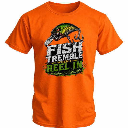 Fish Tremble When I Reel In Softstyle T-Shirt