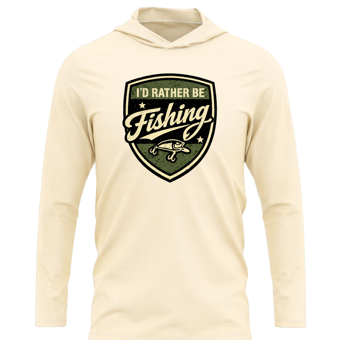 I'd Rather Be Fishing SPF50 Performance Fishing Hoodie
