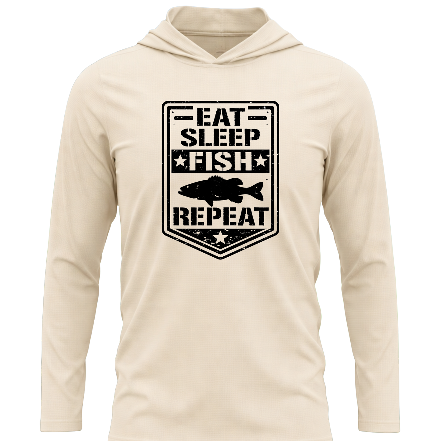 Eat Sleep Fish Repeat SPF50 Performance Fishing Hoodie