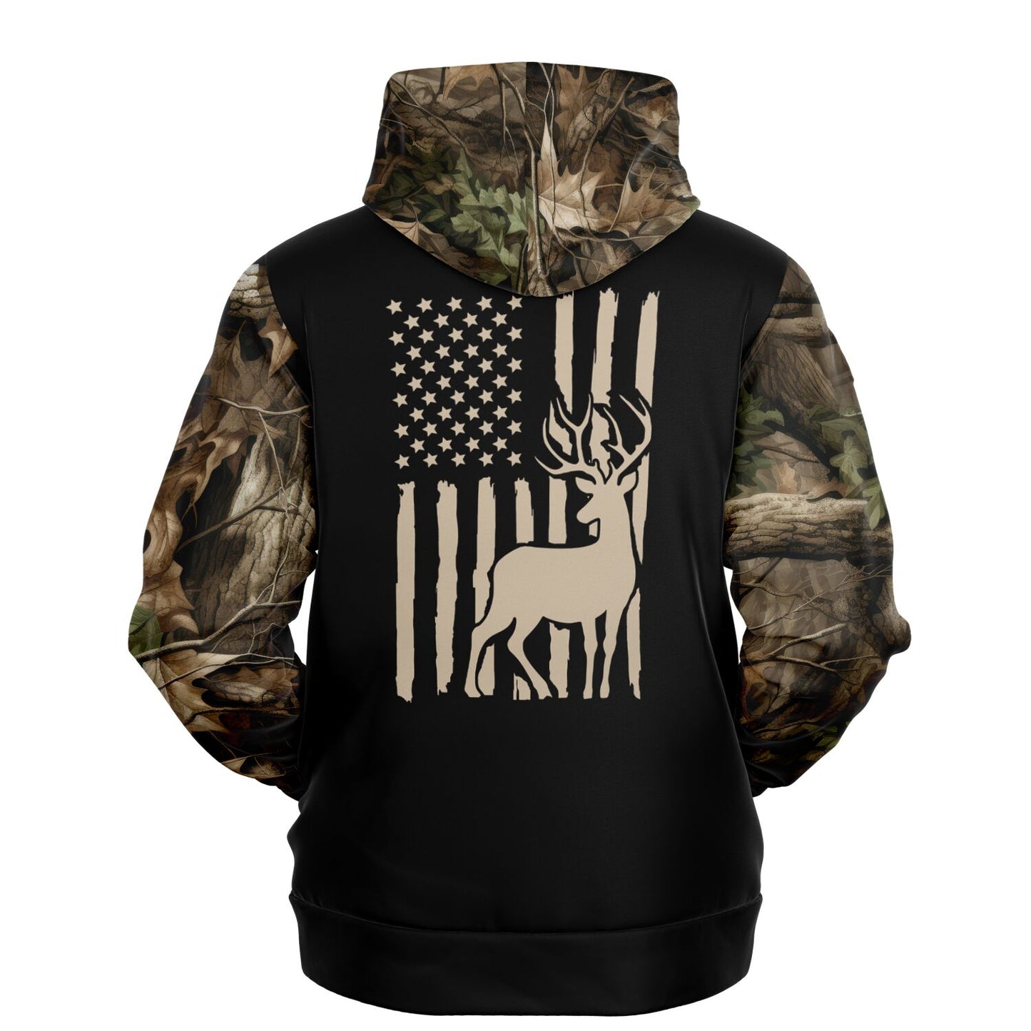 Rut Life Deer Hunting Hoodie (Black)