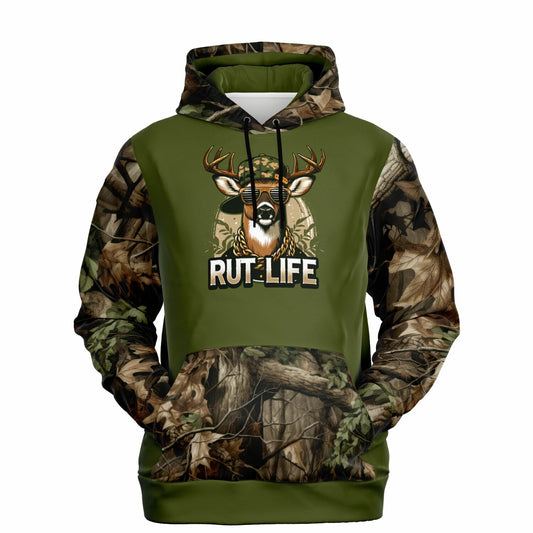 Rut Life Deer Hunting Hoodie (Green)