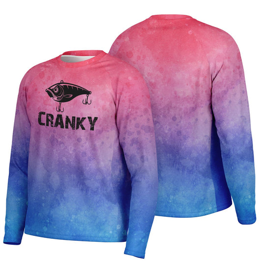Cranky Crankbait UPF40 Performance Fishing Long Sleeve Tee
