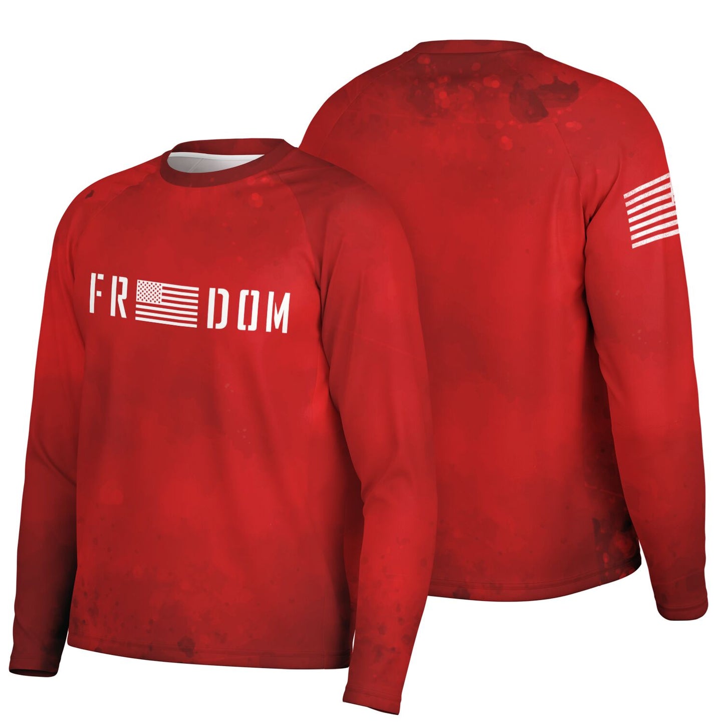 Freedom UPF40 Long Sleeve Patriotic Tee